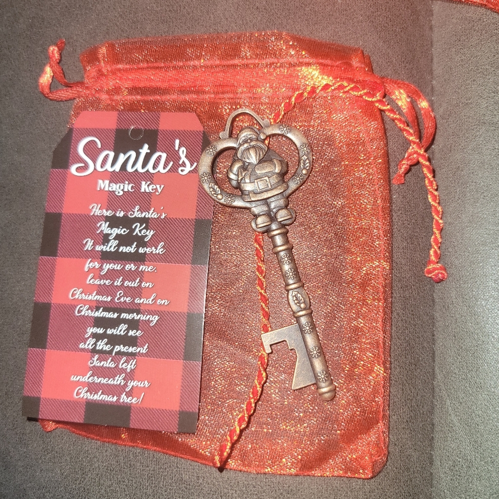 😱$1 Set of 2 Santa key ornaments